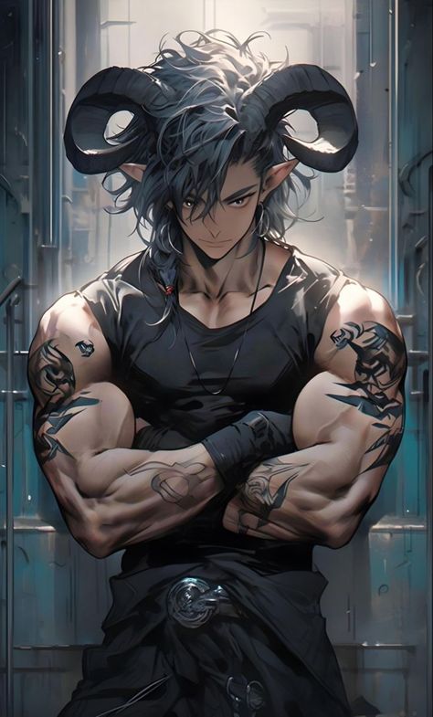 Hot Alien Male Art, Satyr Male, Hot Alien, Arte Aries, Illustrated Characters, Fantasy Locations, Smartphone Design, Genos Wallpaper, Art Mobile