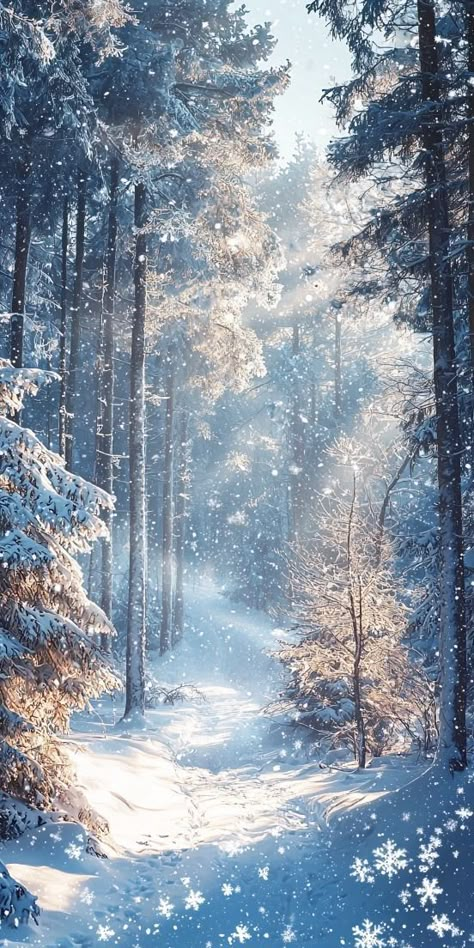 Winter Theme Phone Background, Winter Fantasy Wallpaper, White Winter Aesthetic Wallpaper, Winter Wallpaper Iphone Aesthetic, Winter Wonderland Wallpaper Iphone, Snow Falling Wallpaper, Winter Background Wallpapers Aesthetic, Winter Theme Wallpaper, Winter Screensavers Wallpapers