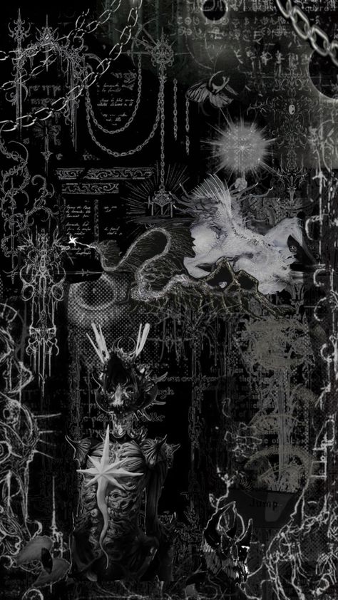 #cybersigilism #monochrome #banshee #demon #blackandwhite #grayscale Goth Wallpaper, Gothic Wallpaper, Rennaissance Art, Emo Wallpaper, Dark Phone Wallpapers, Dark Art Illustrations, Beautiful Dark Art, Star Wallpaper, Cool Wallpapers Art