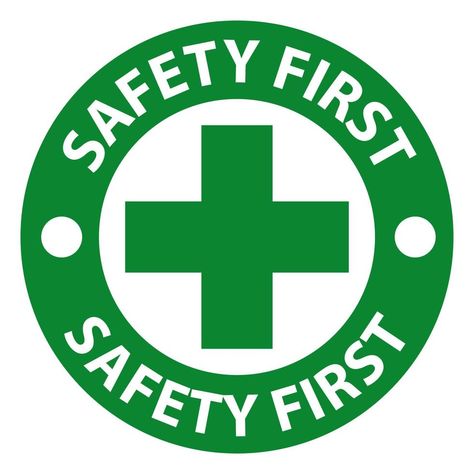 Safety First Logo, Safety First, White Background, White