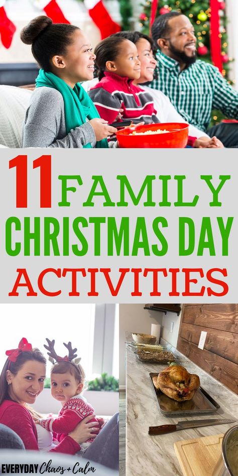 Christmas Day Itinerary For Family, Christmas Day Ideas Families, Christmas Day Family Games, Christmas Day Activities For Kids, Christmas Day Activities Families, Christmas Day Activities, Christmas Family Activities, Family Christmas Activities, Holiday Family Activities