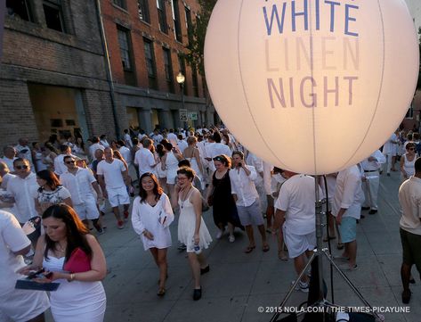 Whitney White Linen Night 2015: It's New Orleans biggest art party for a reason | Arts | nola.com Warehouse District, City Planner, People Dancing, An Exercise, Big Art, Crescent City, Art Party, White Party, Natural Phenomena