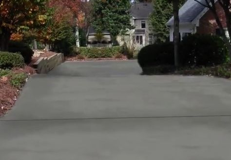 how-to-resurface-a-concrete-driveway Cement Repair, Repair Concrete Driveway, Concrete Driveway Resurfacing, Concrete Stamping, Patio Repair, Driveway Resurfacing, Cracked Concrete, Driveway Repair, Driveway Sealer