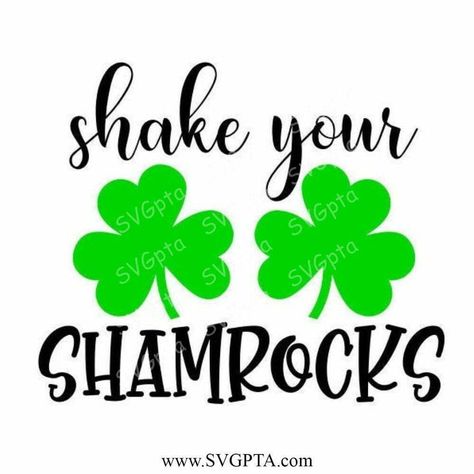 Shake Your Shamrocks, Zumba, Cricut Projects Vinyl, Cricut Projects, St Patrick, St Patricks Day, Cricut, Vinyl