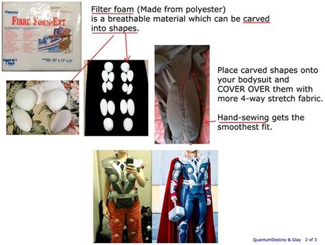 Muscle Suits part 2 - 3 by https://www.facebook.com/QuantumDestiny/timeline Suit Tutorial, Muscle Suit, Sewing Things, Cosplay Tutorial, Disney Costumes, Diy Halloween Costumes, 4 Way Stretch Fabric, Cosplay Ideas, Diy Design