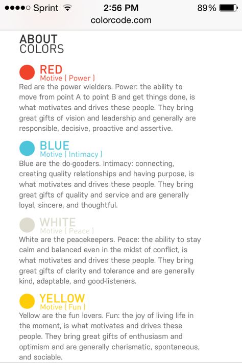 Color Code Personality Science Color Code Personality Test, Yellow Personality Type, Color Code Personality, Psychology Color, Personality Types Chart, Color Psychology Personality, Psychology Infographic, Color Personality Test, Personality Psychology