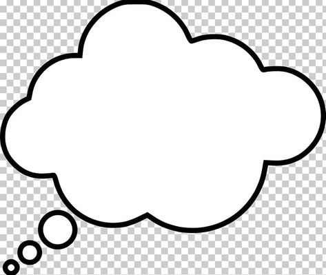 Thought Bubble Png, Cloud Transparent Background, Text Bubble Png, Thinking Cloud, Thinking Bubble, Text Cloud, Bubble Png, Cloud Template, Thought Cloud