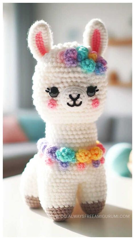 Amigurumi Llama Crochet Free Pattern 🦉 #crochetdollpatternfreeamigurumi Amigurumi Stuffed Animals Free Pattern, Llama Knitting Pattern, Crochet Bulky Yarn Amigurumi, Crochet Warmies Pattern, Crochet Llama Pattern Free Amigurumi, Easy Crochet Free Patterns Amigurumi, Free Crochet Alpaca Pattern, Plush Crochet Amigurumi, Free Alpaca Crochet Patterns