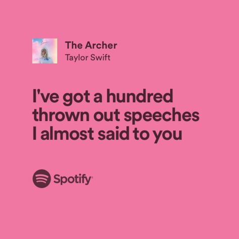 taylor swift – the archer The Archer Taylor Swift, The Archer Lyrics, Taylor Swift Song Lyrics, Taylor Swift Songs, Me Me Me Song, How I Feel, Song Lyrics, Swift, Taylor Swift