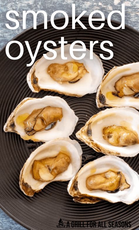 Smoked Seafood Recipes, Oysters Grilled, Buffalo Cauliflower Recipes, Breaking Fast, Smoked Oysters, Grilled Oysters, Food Seafood, Oyster Recipes, Traeger Recipes