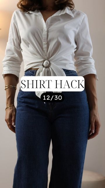 Shirt Knot, Long Tee Shirts, Versatile Clothing, Shirt Hacks, Classic Wardrobe Staples, Fashion Hacks, Versatile Outfits, Fashion Hacks Clothes, Style Mistakes