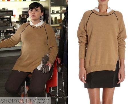 Mary Margaret Style, Mary Margaret Blanchard, Fat Style, Mary Margaret, Ginnifer Goodwin, Collared Sweater, Raglan Sweater, Collar Sweater, Inspired Outfits