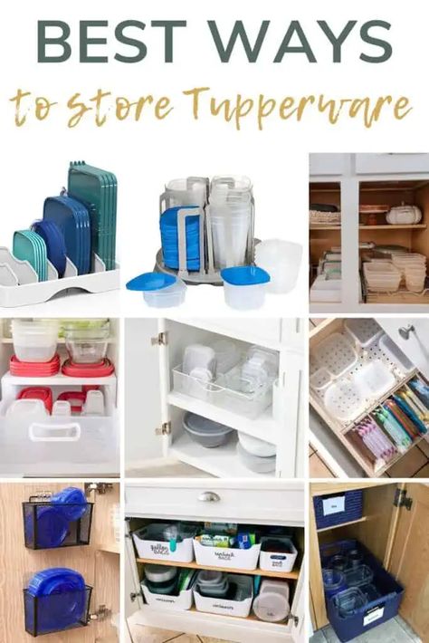 Tired of digging through a messy Tupperware drawer? Explore our curated collection of creative and practical Tupperware storage ideas to keep your kitchen organized and your containers easily accessible. From stackable shelves to drawer dividers and pantry hacks, find the perfect solution for your Tupperware organization needs. Tupperware Storage Ideas, Tupperware Drawer, Tupperware Organization, Pantry Hacks, Tupperware Organizing, Tupperware Storage, Stackable Shelves, Kitchen Finishes, Open Kitchen Shelves