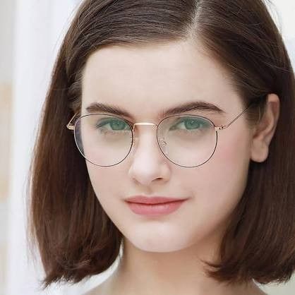 Clear Glasses Frames Women, Spectacles Women, Cute Glasses Frames, Glasses Frames Trendy, Specs Frame, Clear Glasses Frames, Women Eyewear, Metal Frame Glasses, Eyeglass Frames For Men