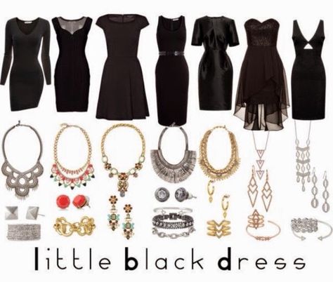 Dress up your little black dress with Stella & dot www.stelladot.com/misstanyajean Black Accessories Jewelry, Black Dress Accessories, Necklace For Neckline, Stella Dot Style, Fashion Vocabulary, Black Dress Outfits, Little Black Dresses, Color Jewelry, Dot Jewelry