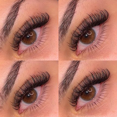 HYBRID SET 💘💘 Soft with a hint of glam! ✨ Set done by: Tereze Size: 9-13mm Curl: D Style: Hybrid = flat classic + 0.05 volume lashes from @lashviii.shop 🛍️🛒 #lashviii #lashextensions #lashsalon #skropstasriga #hybridlashes #lashsalon #lashextensionsriga #lasheslatvia Full Eyelashes Extensions, Hybrid Lashes, Russian Volume Lashes, Volume Lash Extensions, Perfect Eyelashes, Lash Salon, Eyelash Extentions, Round Eyes, Wispy Lashes