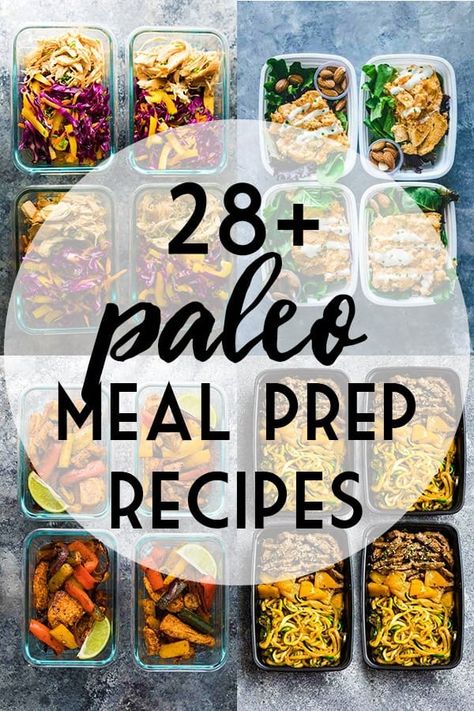 Paleo Meal Prep Recipe Ideas collage photo Paleo Meal Prep Recipes, Cheap Paleo, Cheap Paleo Meals, Paleo Diet For Beginners, Paleo Diet Meal Plan, Paleo Meal Prep, Paleo Meal Plan, Meal Prep Plans, Prep Bowls