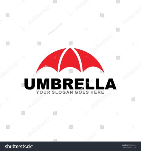 Umbrella Logo Design, Umbrella Logo, Red Umbrella, App Design Inspiration, Logo Ideas, Inspiration Ideas, App Design, Umbrella, Stock Vector