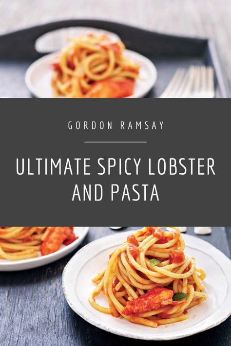 Gordon Ramsay Lobster and Pasta dinner fish recipe.  Lobster is one of those few foods you can bring home live from the store to kill and cook yourself. If you’re up for the challenge, it’s very easy to do.  #gordonramsayrecipespasta #gordonramsayrecipeshellskitchen #gordonramsayrecipesdinners #gordonramsayrecipesfish #pastalobsterrecipes #lobstermeatrecipespasta #lobsterspaghettirecipe #lobsterlinguinirecipesauces Lobster Recipes Pasta, Lobster And Pasta Recipes, Lobster Tail Pasta, Pinterest Meals, Lobster Pasta Recipe, Gordon Ramsay Dishes, Lobster Spaghetti, Gordon Ramsey Recipes, Lobster Fest