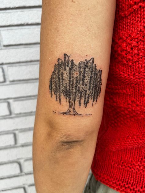 Wheeling Willow Tree Tattoo, Ally Tattoo, Tree Tatto, Willow Tree Tattoo, Willow Tree Tattoos, Weeping Willow Tree, Tattoo Cover-up, Cover Up Tattoos, Name Tattoos