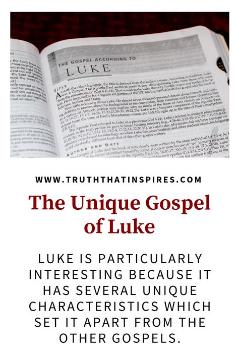 Gospel Of Luke Bible Study, Book Of Luke Bible Study, Luke Bible Study, Luke Bible, Bible Blessings, Bible Gospel, Youth Bible Study, Bible Tools, Bible Studying