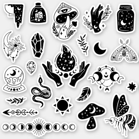 Spooky and stylish stickers perfect for witches, goths, and anyone who loves a little magic. #witchystickers #gothstickers . #Spiritual_Stickers_Printable #Witchy_Sticker_Ideas #Stickers_Packs_Aesthetic #Witchy_Stickers_Printable Spiritual Stickers Printable, Witchy Sticker Ideas, Stickers Packs Aesthetic, Witchy Stickers Printable, Dark Stickers Aesthetic, Sticker Sheet Ideas, Witchy Supplies, Sketchbook Stickers, Witchcraft Stickers