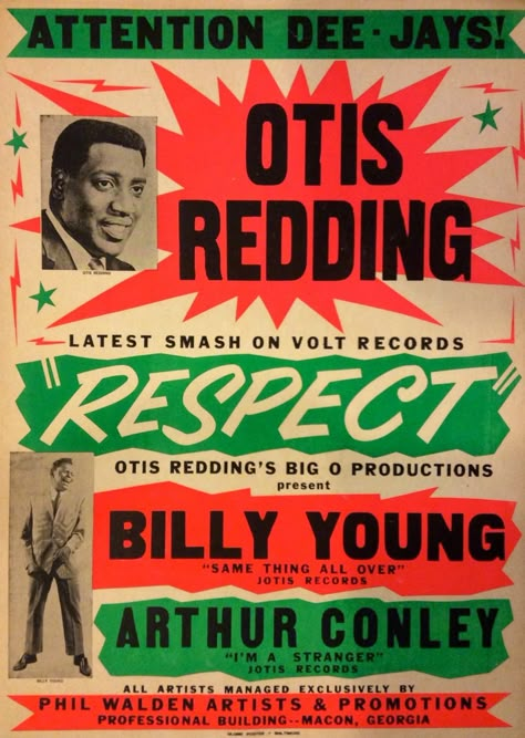 5D8C98C7511E4CB59194B1C8F2FE7ECE Otis Redding – 1965 “Respect” Boxing-Style Globe Promotional Poster Otis Redding, Vintage Concert Posters, Vintage Music Posters, Music Concert Posters, Northern Soul, Concert Poster, Rock Posters, Gig Posters, Music Design