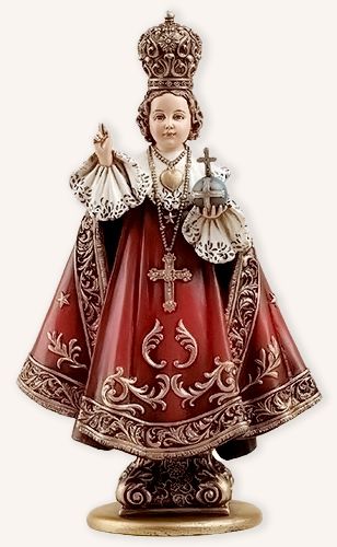 Divine Infant Jesus, Infant Of Prague, Infant Jesus, Resin Stone, Bathroom Closet, Blessed Mother Mary, Child Jesus, Religious Images, Religious Icons