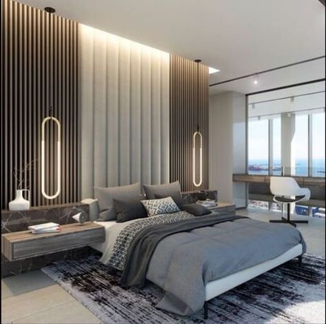 Bed Back Design, Unique Bedroom Design, Stylish Bedroom Design, Luxe Bedroom, Luxury Room Bedroom, Bedroom Interior Design Luxury, Luxury Bedroom Design, Bedroom Decor Design, Bedroom Bed Design