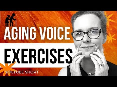 Aging Voice Exercises: Keep Your Voice Happy! - YouTube Voice Exercises, Vocal Exercises, Happy And Healthy, Your Voice, Say Hi, The Voice, Singing, Music