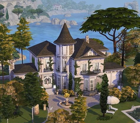 The Sims 4 Manor House, Sims 4 Mansion Gallery, Sims 4 Small Mansion, Sims 4 House Gallery, Sims 4 Spellcaster House, Sims 3 Mansion, Cottage Mansion, English Mansion, Castle House Design