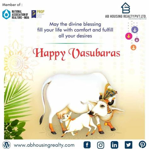 Happy Vasubaras!! May the divine blessing fill your life with comfort and fulfill all your desires. #abhousingrealtypvtltd #Vasubaras #Blessing #Gomata #Diwali #FestiveVibes #FestiveSeason #Wishes #Goodvibes Vasubaras Wishes, Pay Bills, Cheap Flight, Cheap Flight Tickets, Bus Tickets, Flight Tickets, Bring Happiness, The Divine, New Beginnings