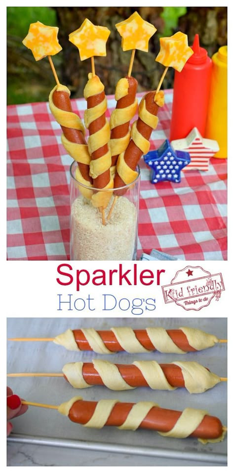 Fourth Of July Finger Food Ideas, Food Ideas For The 4th Of July, Fourth Of July Hot Dogs, Fourth Of July Cookout Food Ideas, Fourth Of Jy Food, July Food Ideas, 4th Of July Lunch Ideas For Kids, 4th Of July Food And Drinks, American Themed Food