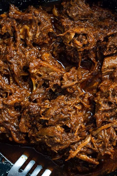 The Best Beef Barbacoa Recipe Ever (Crockpot) - RecipeMagik Cheek Meat Barbacoa Crockpot, Barbacoa Sauce Recipe, Easy Barbacoa Crock Pot, Authentic Mexican Barbacoa Recipe, Chuck Roast Crock Pot Recipes Mexican, Barbacoa Crock Pot Mexican Authentic, Barbacoa Brisket, Authentic Barbacoa Recipe, Beef Asado