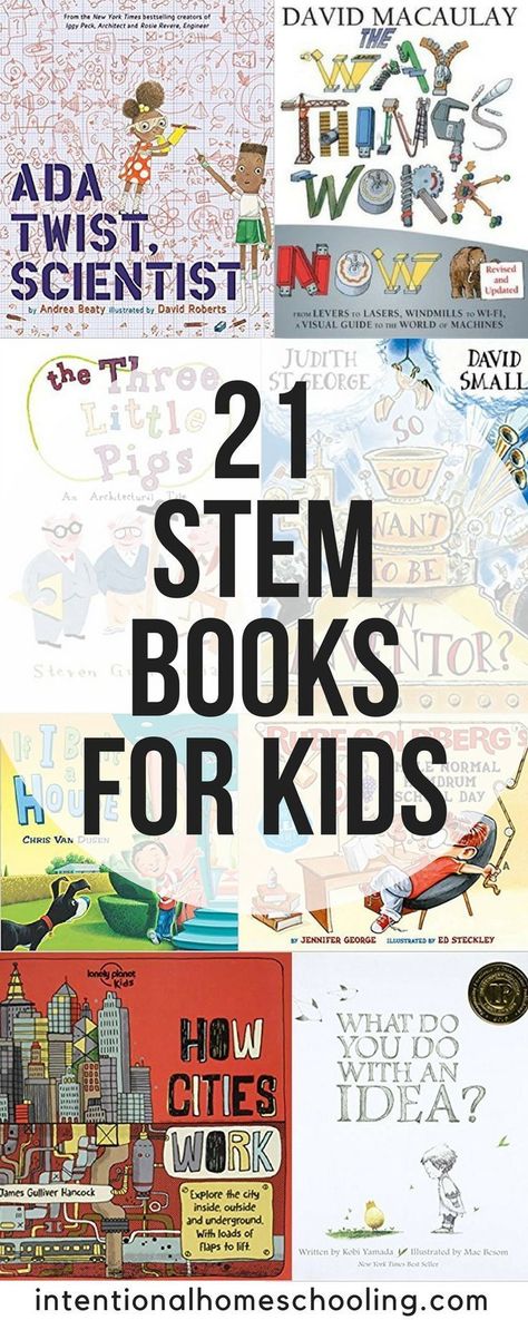 The best STEM books for kids, including picture books and non-fiction STEM books. A great way to get kids excited about Science, Technology, Engineering and Math! Fiction Books For Kids, Stem Books For Kids, Stem Books, Planting For Kids, Teaching Stem, About Science, Science Fiction Books, Books For Kids, Books For Boys