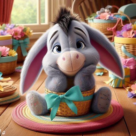 Eeyore Wallpapers, Eeyore Images, Baby Eeyore, Eeyore Pictures, Disney Best Friends, Cute Disney Characters, Winnie The Pooh Pictures, Cute Winnie The Pooh, Winnie The Pooh Friends