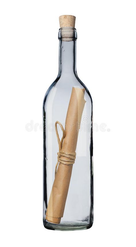 Message in a bottle. Bottle with message isolated, white background, clipping pa , #Ad, #Bottle, #message, #Message, #bottle, #isolated #ad Message In Bottle, Message Bottle, Message Logo, Empty Wine Bottles, Clean Eats, Message In A Bottle, Creative Icon, Stock Photography Free, Icons Design