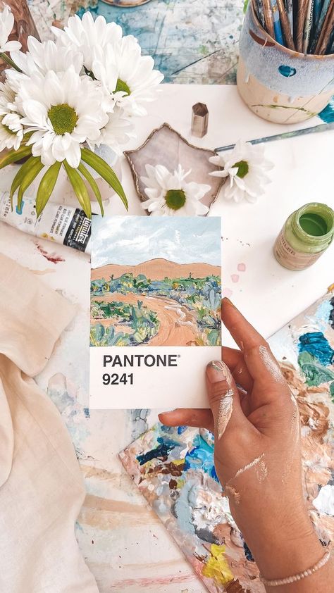 No.2 Pantone Postcard Challenge! I’m only on postcard number 2 and I feel like I’ve already learnt so much 😆 only another 98 to go, that leaves a lot of space for learning which is such a great thing! We should never feel like we “know it all” ya know?😎 Which colour should I do next I wonder 🤔 #pantone #pantonechallenge #pantonepostcards #cactus #desert #paintwithme #pantonecoloroftheyear #landscapeartist #studioscenes #ukartist #femaleartist #creative #learntopaint #happycolours #mountainran Pantone Challenge, Cactus Desert, Know It All, Uk Artist, Landscape Artist, Art Challenge, Number 2, Color Of The Year, Learn To Paint