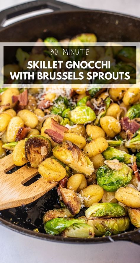 Brussels Sprouts Gnocchi, Brussel Sprout And Gnocchi, Brussel Sprouts Gnocchi, Brussel Sprouts And Gnocchi, Brussel Sprout Meals Dinners, Gnocchi And Brussel Sprouts Recipes, Brussel Sprout Recipes Main Dish, Brussel Sprout Gnocchi, Gnocchi Recipes With Bacon