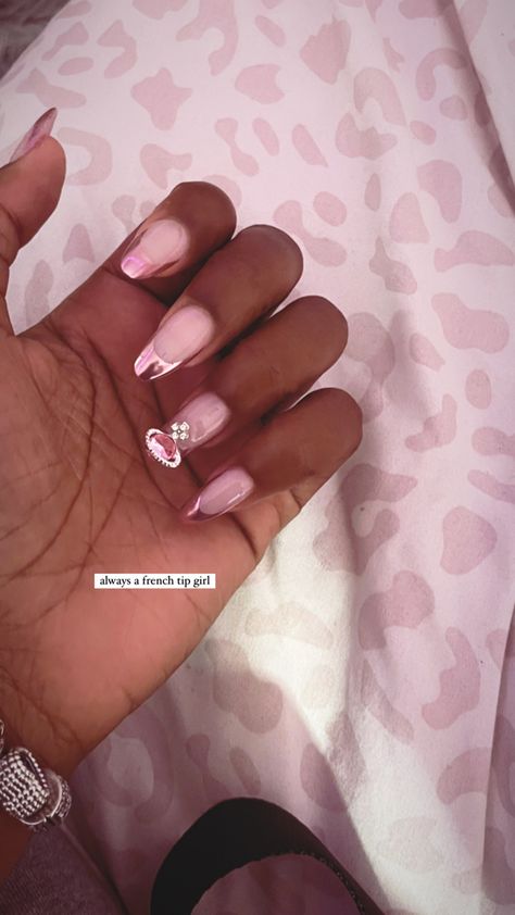 Pink Christmas Nails Almond, Pink Chrome, Cute Clothing Stores, Almond Nail, Almond Nails Designs, Holiday Nails, Almond Nails, Summer Nails, Nail Inspo