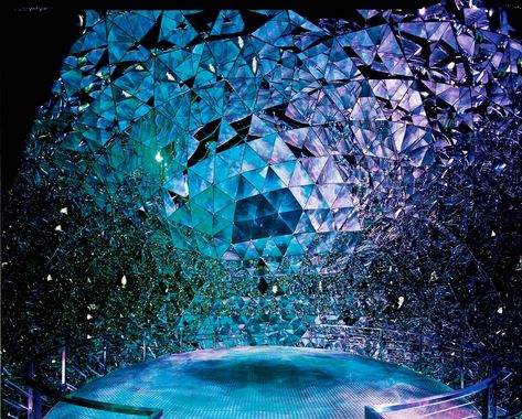 Crystal World (Kristallwelten) at Swarovski Innsbruck Crystal World, Crystal Room, Crystal Cave, Innsbruck, Crystal Palace, Sparkling Crystal, New Media, Amazing Architecture, Geometric Art