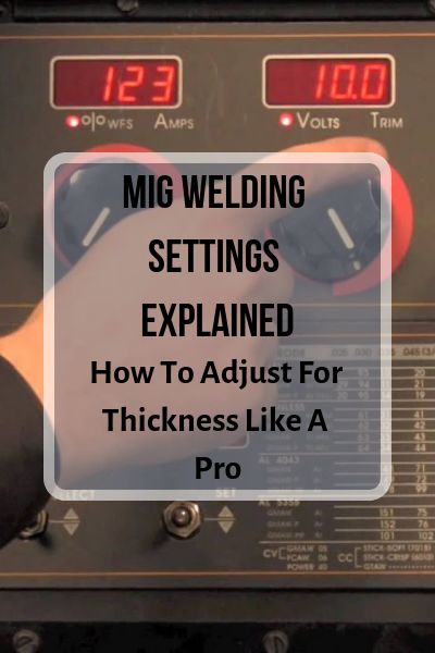 MIG Welding Settings Explained - Wire Speed & Voltage Chart Mig Welding Tips, Welding For Beginners, Welded Metal Projects, Welding Training, Welding Crafts, Welding Shop, Welding Cart, Metal Fabrication Tools, Welding Tips