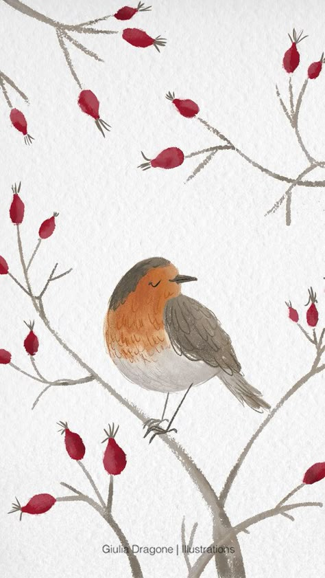 January Wallpaper, Winter Cartoon, Watercolor Art Face, Cartoon Birds, Wood Painting Art, Red Robin, Winter Bird, Pop Art Wallpaper, Flower Art Images