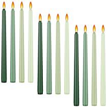 Check this out! Colored Taper Candles, Wedding Candles Table, Clear Glass Candle Holders, Tapered Candle, Tapered Candles, Wedding Home Decor, Burning Candles, Sandalwood Scent, Coloured Candles