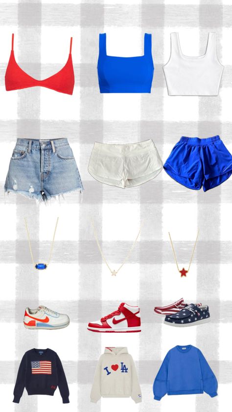 #myfirstshuffle 4th Outfits, Plane Outfit, Bloxburg Hacks, America Outfit, Preppy Inspiration, July Outfits, Trendy Fits, Casual Preppy Outfits, Trendy Outfits For Teens