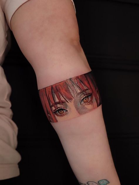 #makima #makimatattoo #chanisawman Makima Tattoo, Avatar Tattoo, Anime Tattoo, Anime Tattoos, Chainsaw Man, Tattoo Inspo, Chainsaw, Cool Tattoos, Tatting