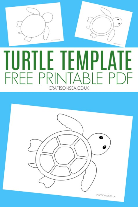 Turtle Applique Pattern Templates, Sea Animals Templates Free Printable, Sea Turtle Printables Free, Sea Turtle Pattern Printable, Sea Turtle Stencil Free Printable, Sea Turtle Template Free Printable, Printable Turtle Template, Turtle Mop Pattern Free, Turtle Stencil Printable