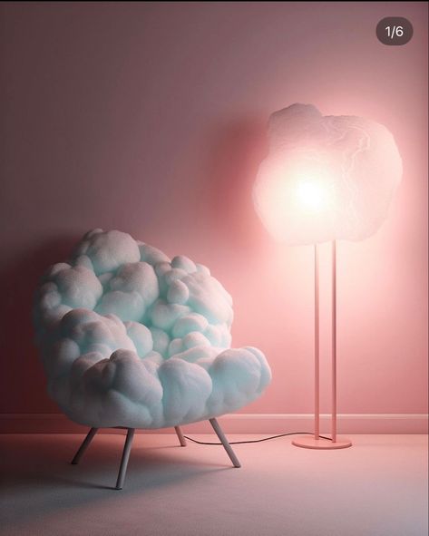 Sky Furniture, Cloud Chair, Quirky Furniture, Flower Furniture, Unusual Furniture, Diy Clouds, Shelter Design, Cute Diy Room Decor, Interior Design Guide