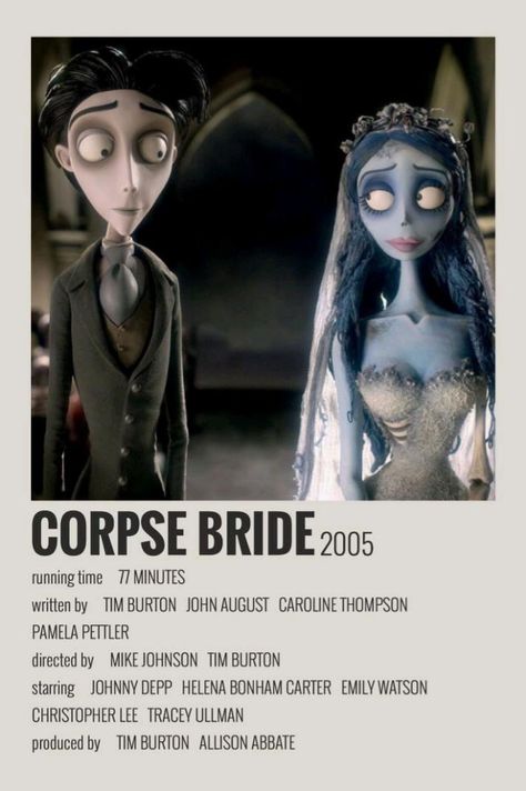 The Package Movie, Iconic Movie Posters Graphic Design, Alternative Album Posters Minimalist, Alternative Minimalist Album Covers Movies, Dispicle Me, Tv Show Posters, Famous Movie Posters, The Corpse Bride, Indie Movie Posters