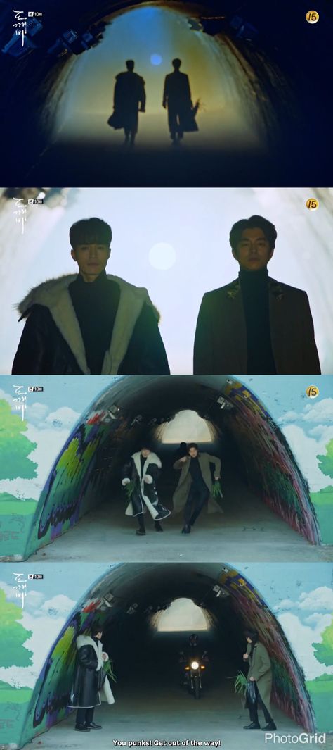 Everywhere is a runway for goblin and the grim reaper | Goblin | Kdrama funny scene Goblin Kdrama Funny Memes, Goblin Memes Kdrama, Goblin Funny Moments, Goblin Kdrama Grim Reaper, Goblin And Grim Reaper, Grim Reaper Goblin, Goblin Kdrama Funny, Goblin Funny, Funny Love Story